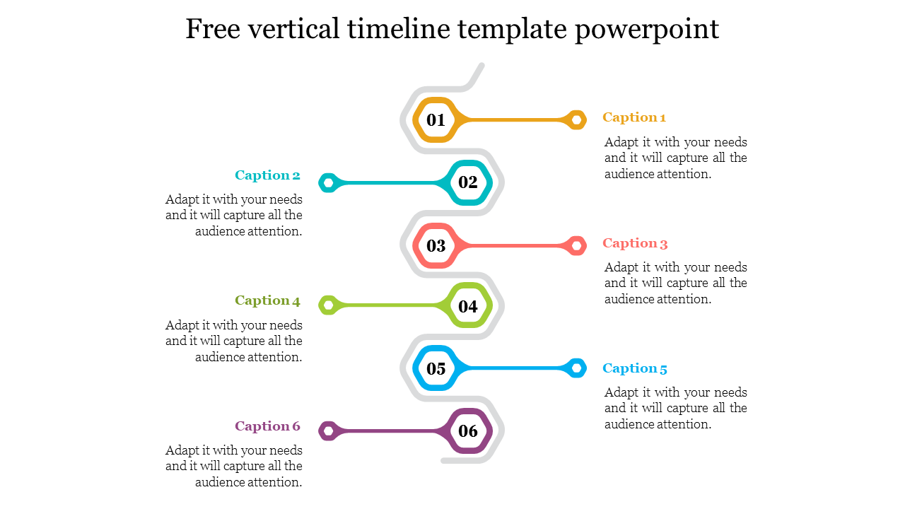 free vertical timeline template powerpoint
